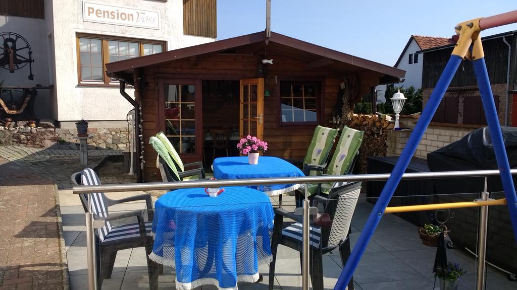 Pension Voss Uckeritz Esterno foto